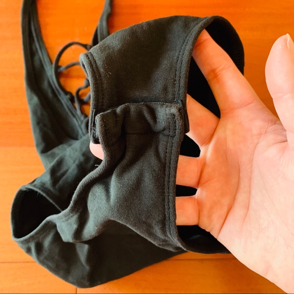 Black One Piece Swimsuit - Picture 4 of 4